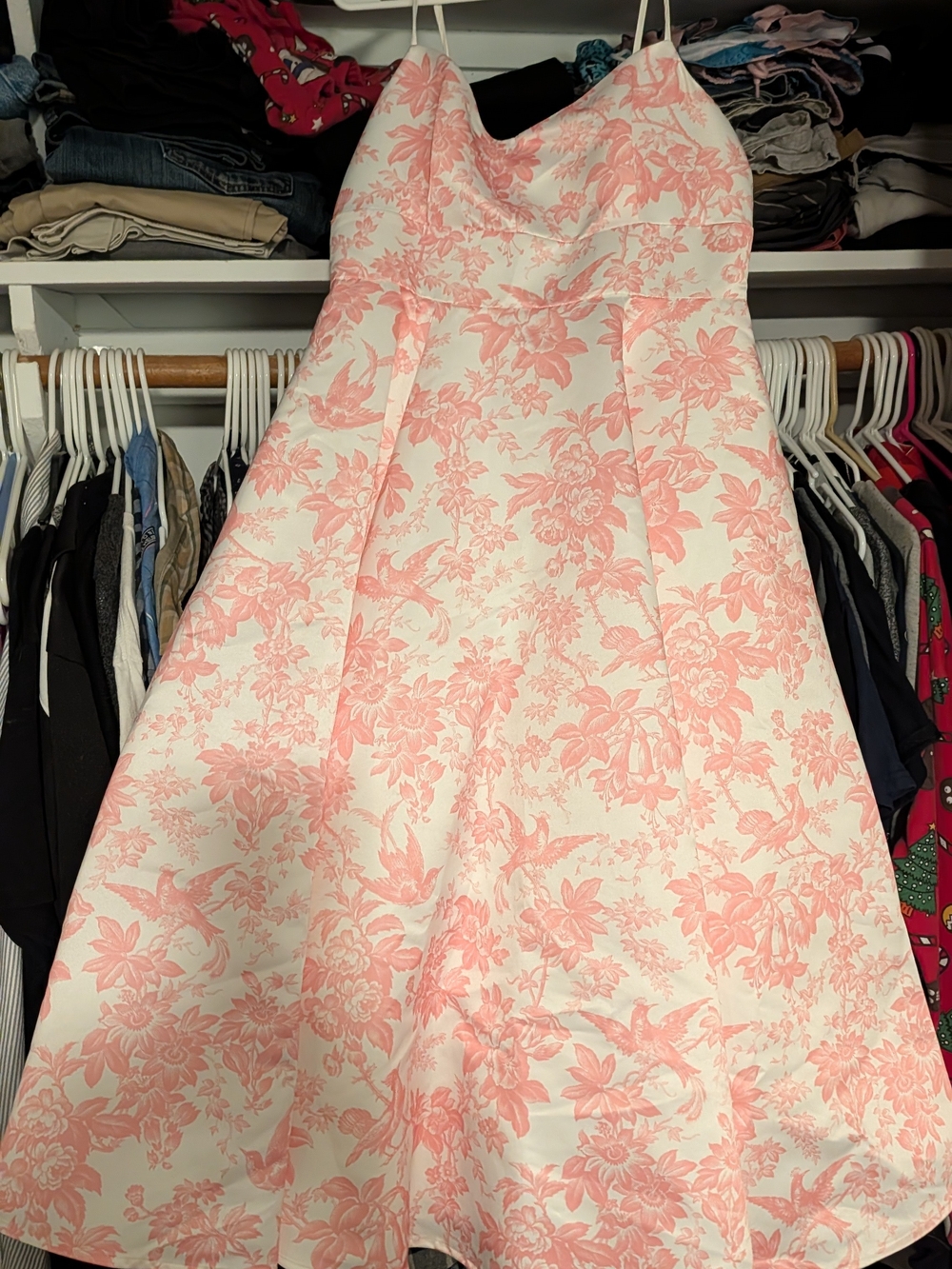BHLDN Pink Floral Dress NWT